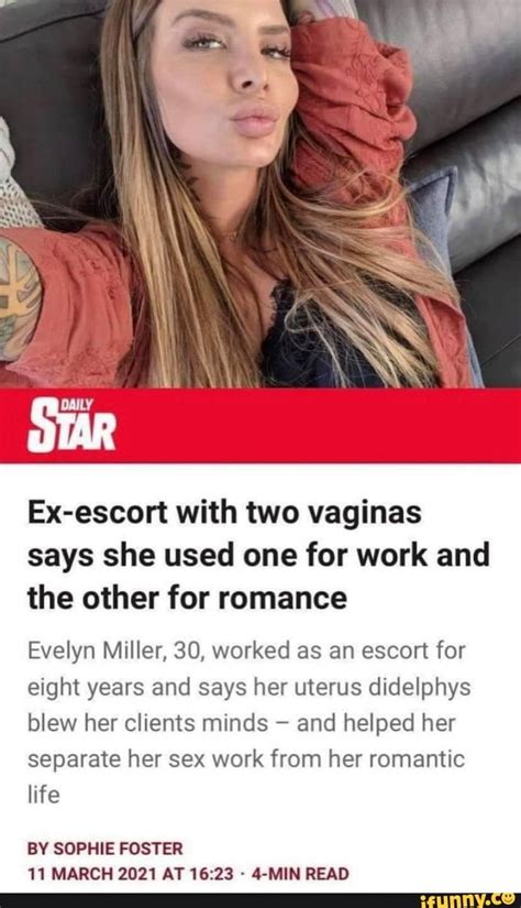 evelyn miller vaginas|I use one for porn and the other for my husband